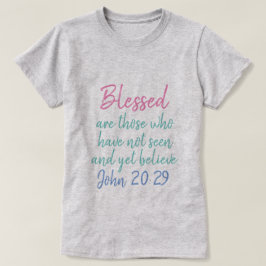 ヨハネ20:29 賛美 Tシャツ