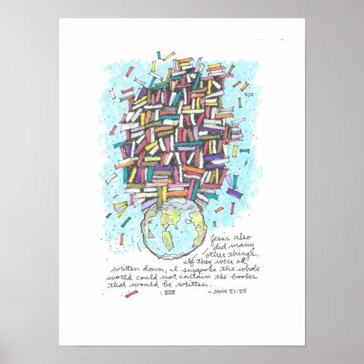 ヨハネ21:25 ポスター (正面)