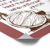 ヨハネ2:10今ま保では最高のワインを持っている! ポスター (角)