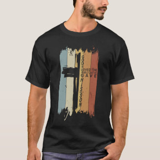 ヨハネ316キリスト教十字聖書レトロキリスト・レリギ Tシャツ
