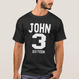 ヨハネ316キリスト教福音主義宗教信仰 Tシャツ