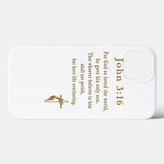 ヨハネ3:16ギフト Case-Mate iPhoneケース (裏面 (横))