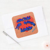 ヨハネ3:16グラフィティ スクエアシール (封筒)