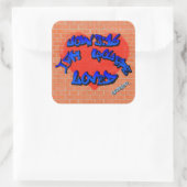 ヨハネ3:16グラフィティ スクエアシール (バッグ)