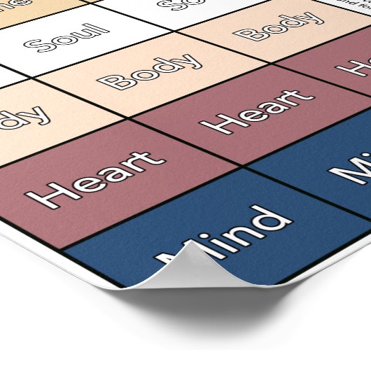 ヨハネ3:16ゲーム ポスター (角)