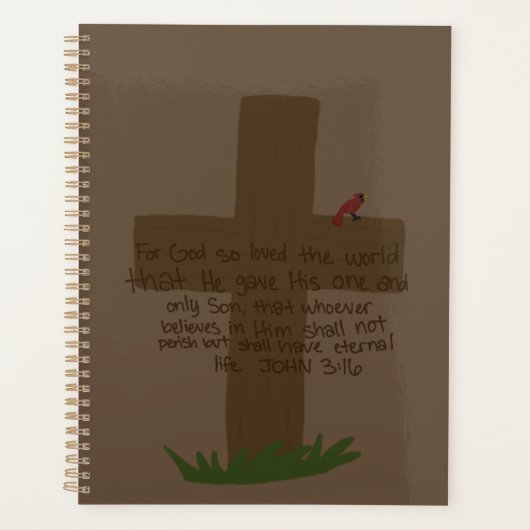 ヨハネ3:16スパイラル プランナー手帳 (正面)