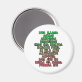 ヨハネ3:16スワヒリ マグネット (正面/裏面)