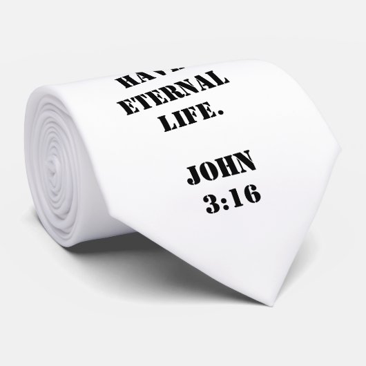 ヨハネ3:16タイ ネクタイ (ロール)