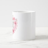 ヨハネ3:16フローラハート聖句 ジャンボコーヒーマグカップ (正面)