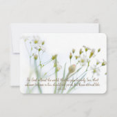 ヨハネ3:16ヨハネの勇気付けられるフローラの注 ノートカード (正面)