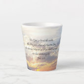 ヨハネ3:16ラテマグカップ カフェラテマグ (正面)