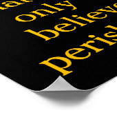 ヨハネ3:16光と雲の中のイエス ポスター (角)