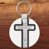 ヨハネ3:16十字架のみ キーホルダー (正面)