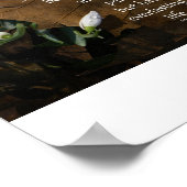 ヨハネ3:16王ヤコブの基本的なポートフォリオのポスター ポスター (角)