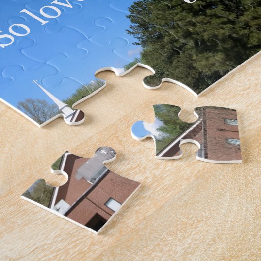 ヨハネ3:16神は世を愛されたからである ジグソーパズル (側面)