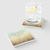 ヨハネ3:16神は世を愛されたからである。 ストーンコースター (横)