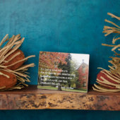 ヨハネ3:16神は世を愛されたからである フォトプラーク (側面)