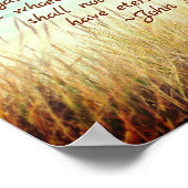 ヨハネ3:16神は世を愛されたからである。 ポスター (角)