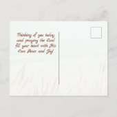 ヨハネ3:16神は世を愛されたからである。 ポストカード (裏面)