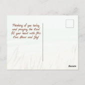 ヨハネ3:16神は世を愛されたからである。 ポストカード (裏面)