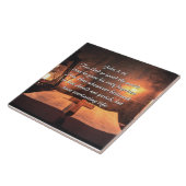 ヨハネ3:16神は世を愛し、提灯 タイル (側面)