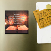 ヨハネ3:16神は世を愛し、提灯 マグネット