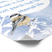 ヨハネ3:16神は世界のクリスマスを愛されたからである ポスター (角)