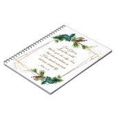 ヨハネ3:16神は世界のクリスマスを愛された ノートブック (左側)