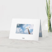 ヨハネ3:16神は世界の木十字架を愛した カード (裏面)