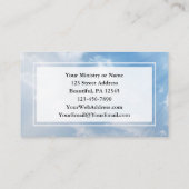 ヨハネ3:16神は世界の木十字架を愛した 名刺 (裏面)