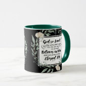 ヨハネ3:16神は世界の聖書の聖句を愛された マグカップ (正面右)