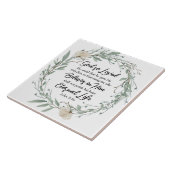 ヨハネ3:16神は世界の聖書の聖句を愛した タイル (側面)