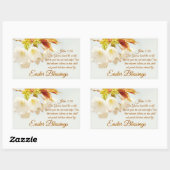 ヨハネ3:16神は世界を愛し、イースターを愛した 長方形シール (シート)