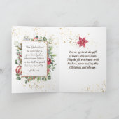 ヨハネ3:16神は世界を愛し、クリスマス カード (内部)