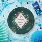 ヨハネ3:16神は世界を愛し、クリスマス ペーパープレート (パーティー)