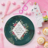 ヨハネ3:16神は世界を愛し、クリスマス ペーパープレート (パーティー)