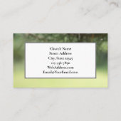 ヨハネ3:16神は世界教会のイベントを愛した 名刺 (裏面)