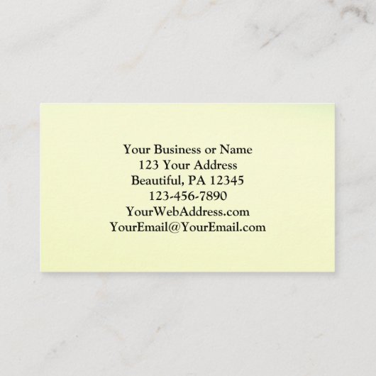 ヨハネ3:16神は自分の子である世を愛与えした。 名刺 (裏面)