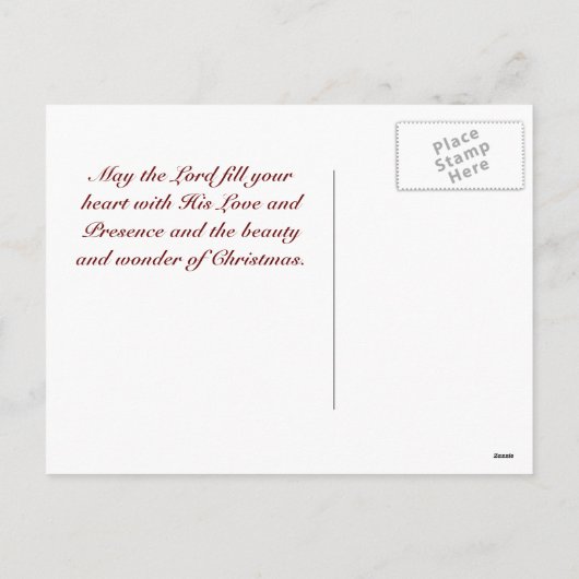 ヨハネ3:16聖なる書物、 経典神は世界を愛しカスタムた シーズンポストカード (裏面)