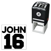 ヨハネ3-16聖書の詩 セルフインキングスタンプ (インサイチュ)