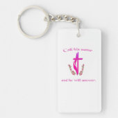 ヨハネ3:16 キーホルダー (正面)