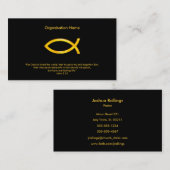 ヨハネ3:16 |クリスチャン 名刺 (正面/裏面)