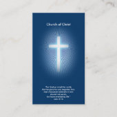 ヨハネ3:16 – クリスチャン 名刺 (正面)