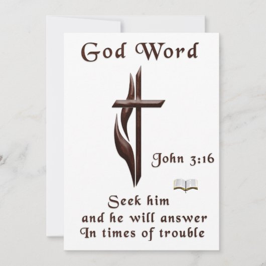 ヨハネ3:16 シーズンカード (正面)