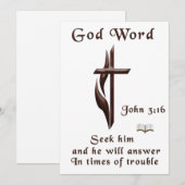 ヨハネ3:16 シーズンカード (正面/裏面)