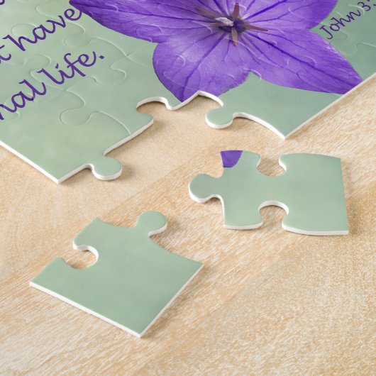 ヨハネ3:16 ジグソーパズル (側面)