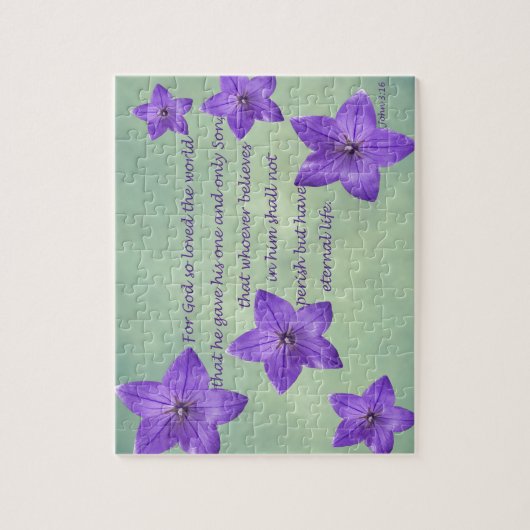 ヨハネ3:16 ジグソーパズル (縦)