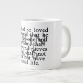 ヨハネ3:16 ジャンボコーヒーマグカップ (正面右)