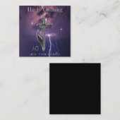 ヨハネ3:16 スクエア名刺 (正面/裏面)