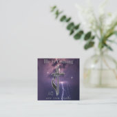 ヨハネ3:16 スクエア名刺 (スタンド正面)